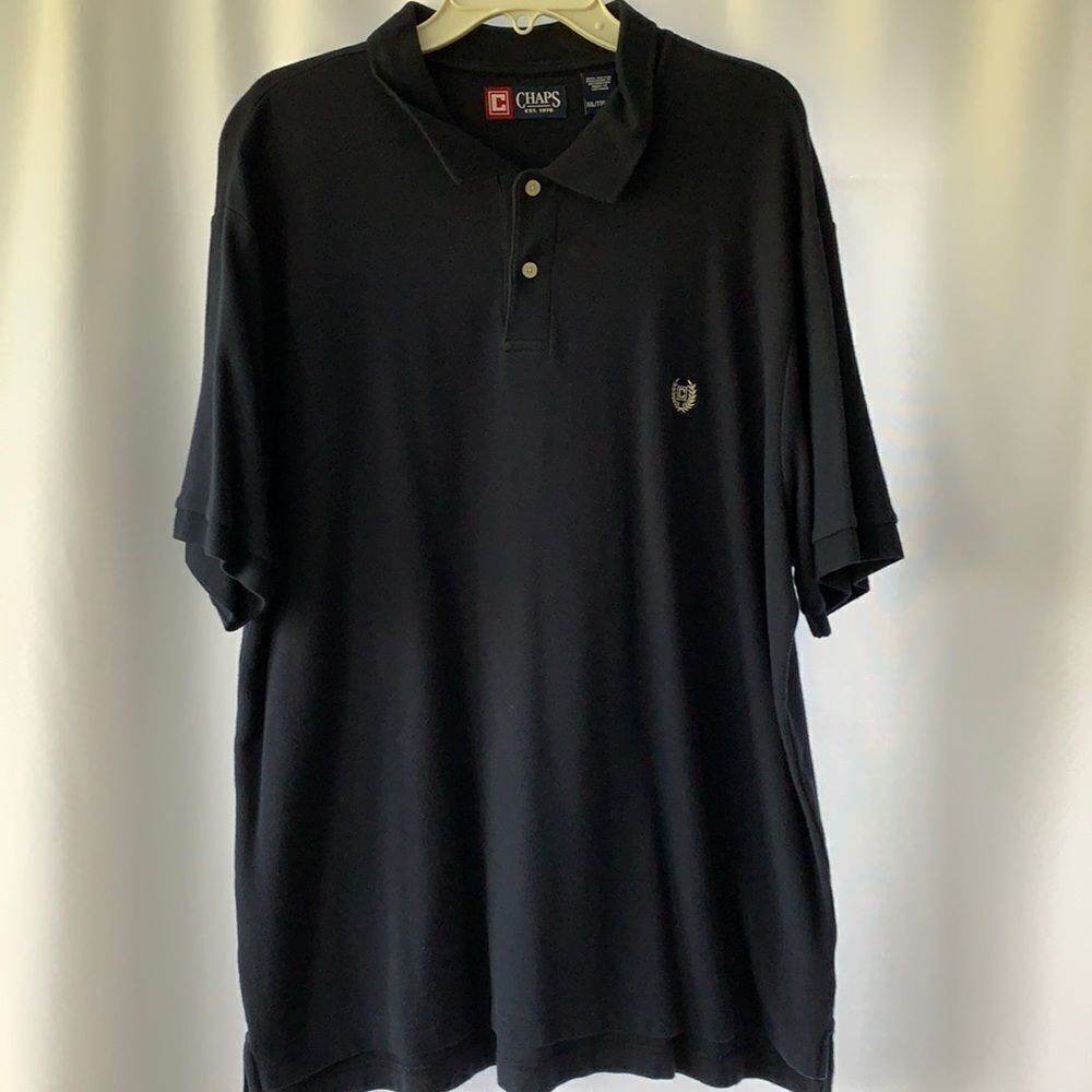 Chaps XXL Tall Polo shirt navy blue